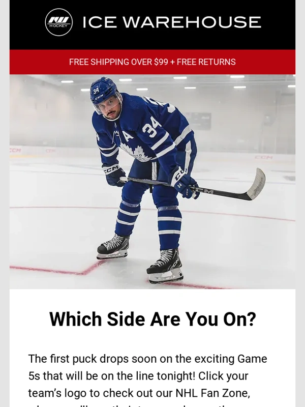 Ice Warehouse - See the Gear Used in Tonight's Game 5 NHL Matchups