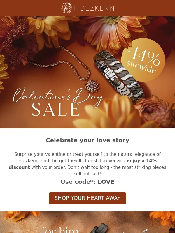 Holzkern - Gifts they'll cherish forever: -14% for Valentine's Day