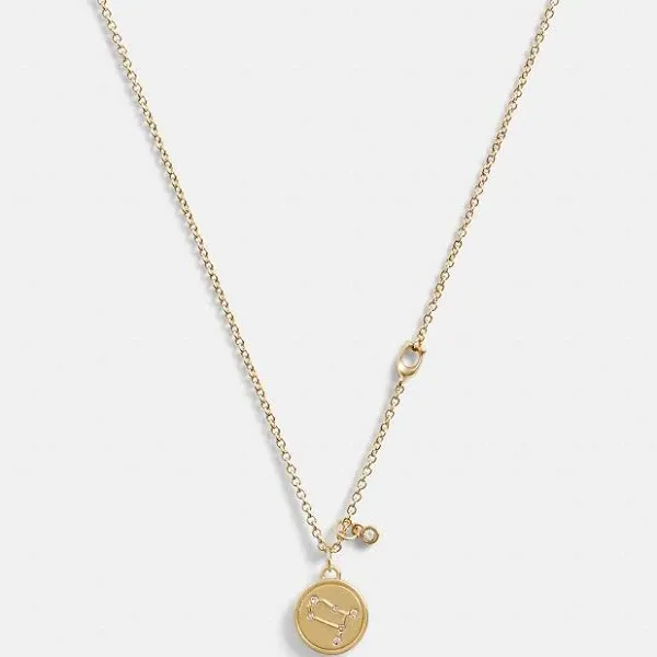 Coach Women's Gemini Coin Pendant Necklace