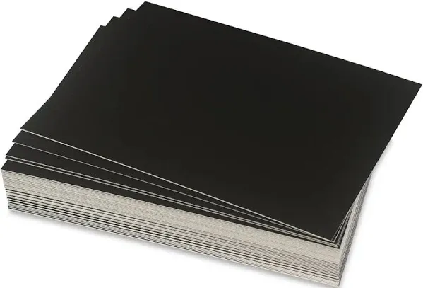 Crescent Mat Board Black School Pack 9" x 12" 40/Pkg.