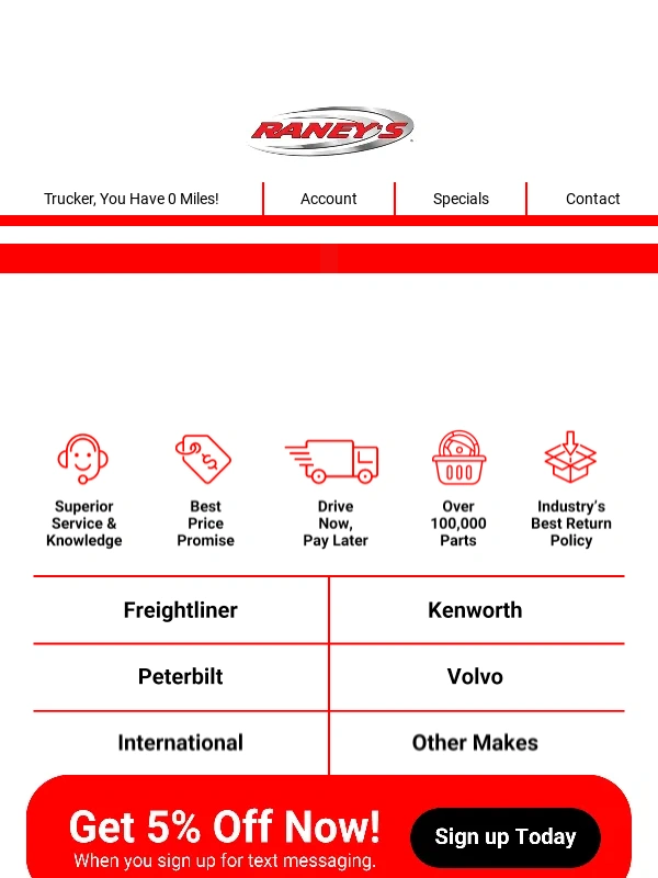 Raneys Truck Parts - ⏰ Ends TONIGHT: 12% Off All Orders
