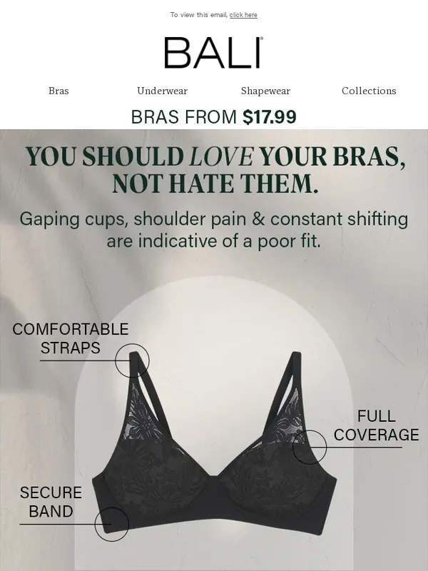 Bali Bras - Find Your Best-Fitting Size