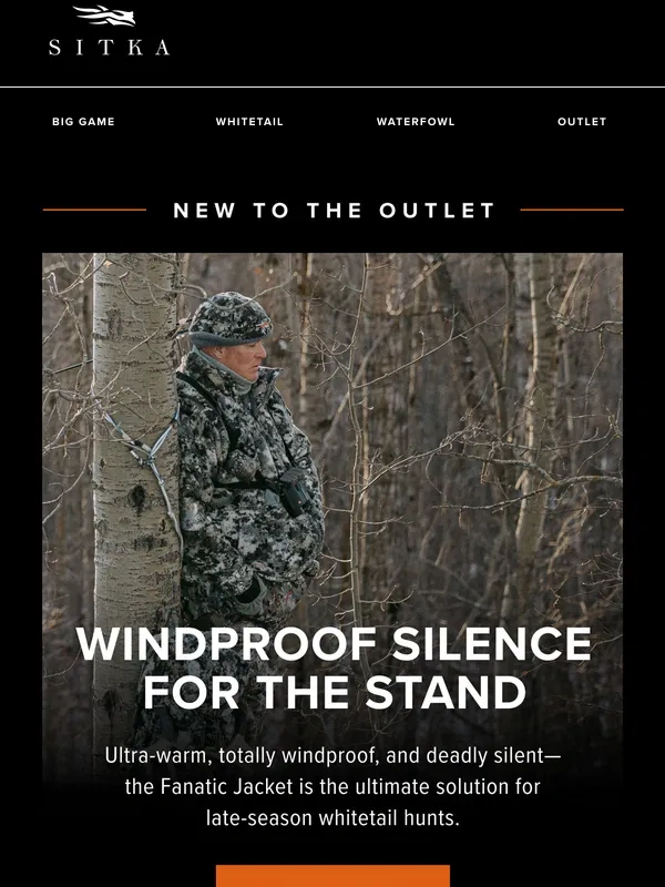 SITKA Gear - Our Stealthiest Jacket,Now in the Outlet