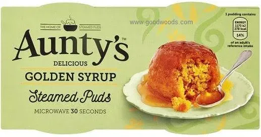 Aunty's Golden Syrup Steamed Pudding 190g | Goodwoods British Market