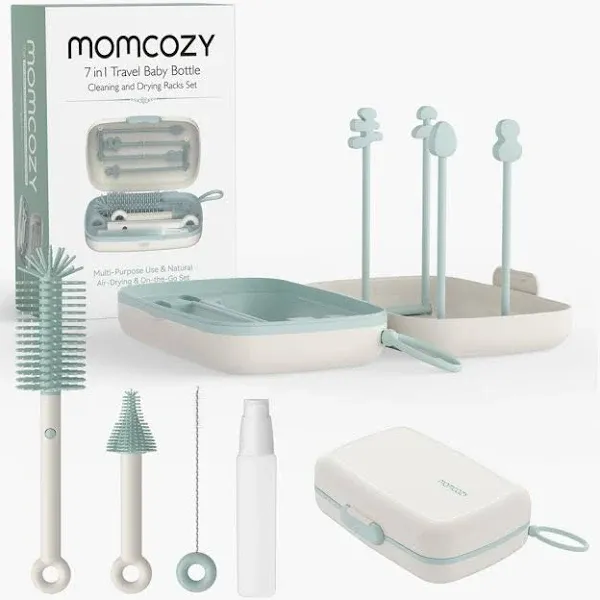 Momcozy Innovative Push-Press Design Bottle Brush Kit
