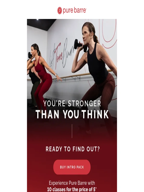 Pure Barre - Kickstart Your Fitness Journey with Our Intro Pack! ?✨
