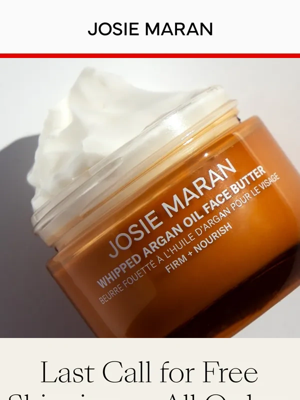 Josie Maran - Last Call: Free Shipping on All Orders