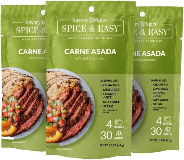 Savory Spice Carne Asada Seasoning