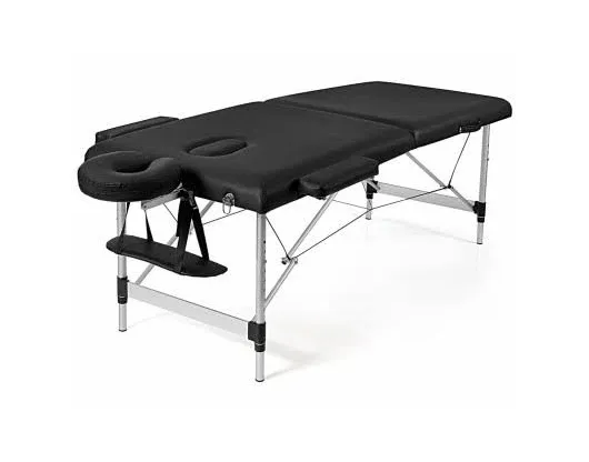 Giantex 84"L Portable Massage Table Adjustable Salon Spa Bed w/ Carry Case