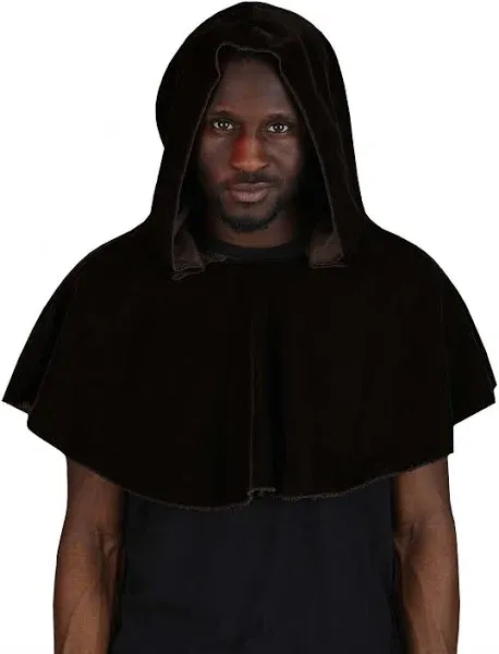 Brown Hood Cowl | Scary Accessories | Adult | Unisex | Brown | One-Size | Oktober Studios