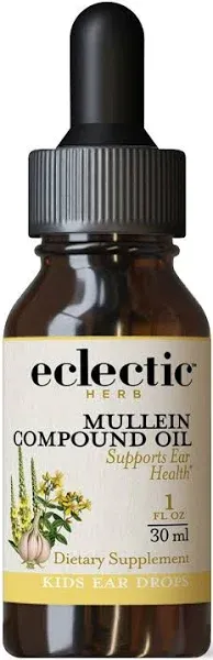Eclectic Herb Mullein Compound Oil Kids Ear Drops