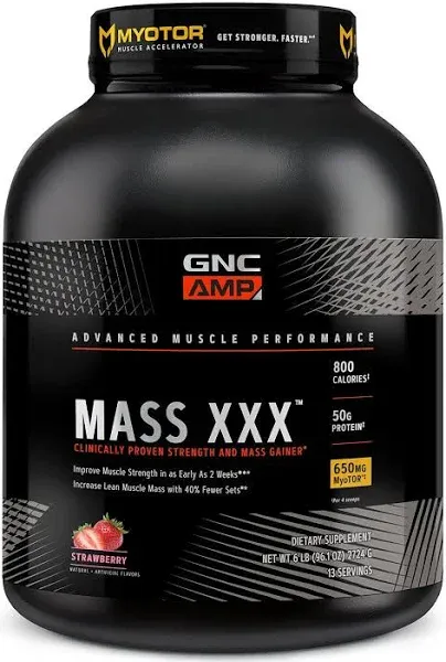 Gnc AMP Mass Xxx With Myotor
