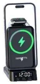 3-in-1 Wireless Charger Stand with Alarm