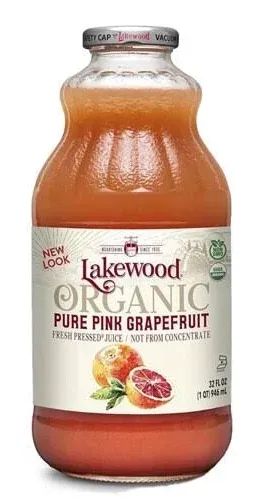Lakewood Juice Pink Grapefruit Pure Organic