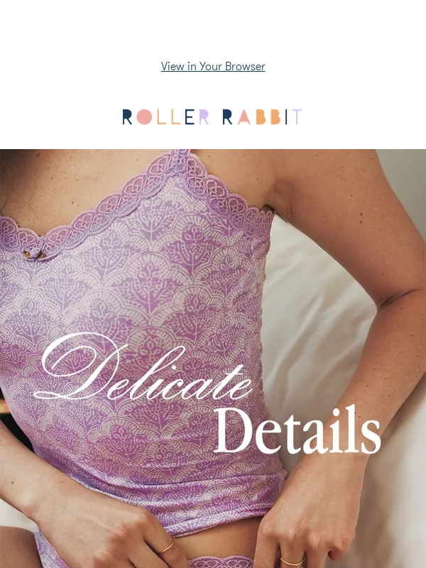 Roller Rabbit - Discover the Details of the Intimates Collection