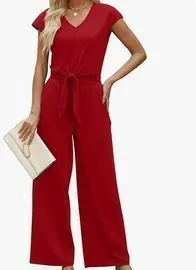 Xieerduo 2 PC Wide Leg Crop Top Pant Set (Many Colors)