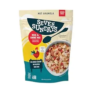 Seven Sundays - Nut Granola Cereal, 20 Oz Bag, 5g Protein, Grain & Gluten Free, Keto Friendly