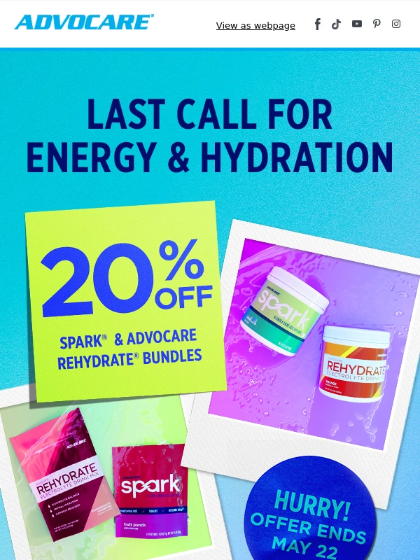 AdvoCare - Last Call to Save 20% ?