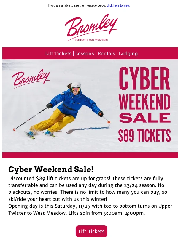 Bromley - Cyber Weekend Sale Starts Now