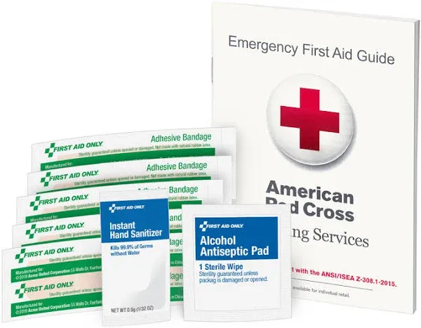 First Aid Only First Aid Guide Refill Kit FAE6017