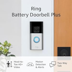 Ring Battery Doorbell Plus $80 with Prime