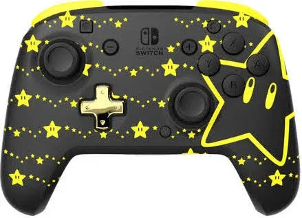 PDP REMATCH GLOW Wireless Controller: Super Star For Nintendo Switch