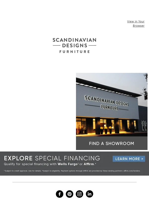 Scandinavian Designs - Buy a new outdoor style,get a free cover
