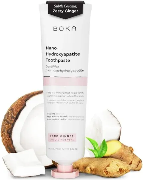 Boka Fluoride Free Toothpaste Nano Hydroxyapatite