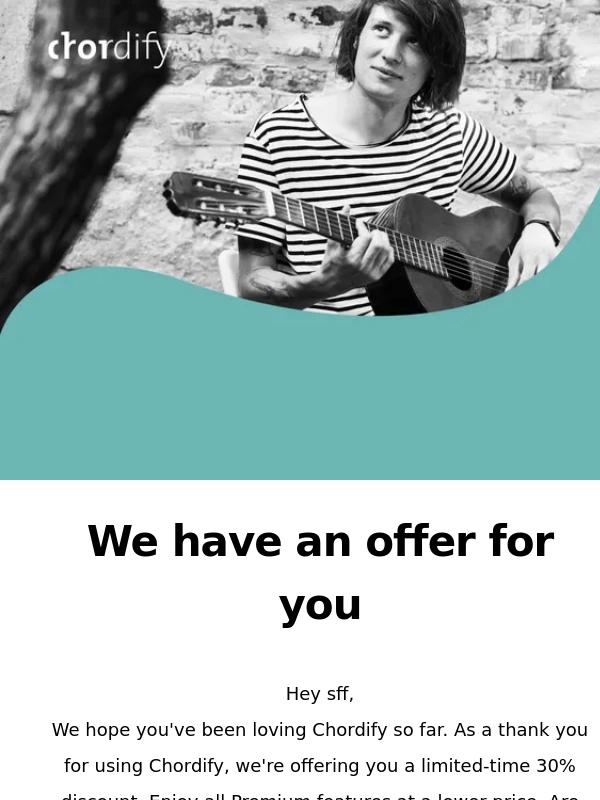 Chordify - Claim your 30% discount today!