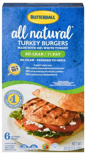 Butterball Turkey Burger Patties