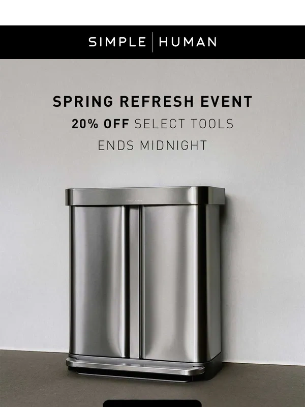 simplehuman - Final hours happening now!