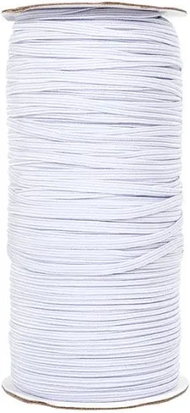 Gypsy Quilter 1/8 Inch Flat White Elastic 144 Yards