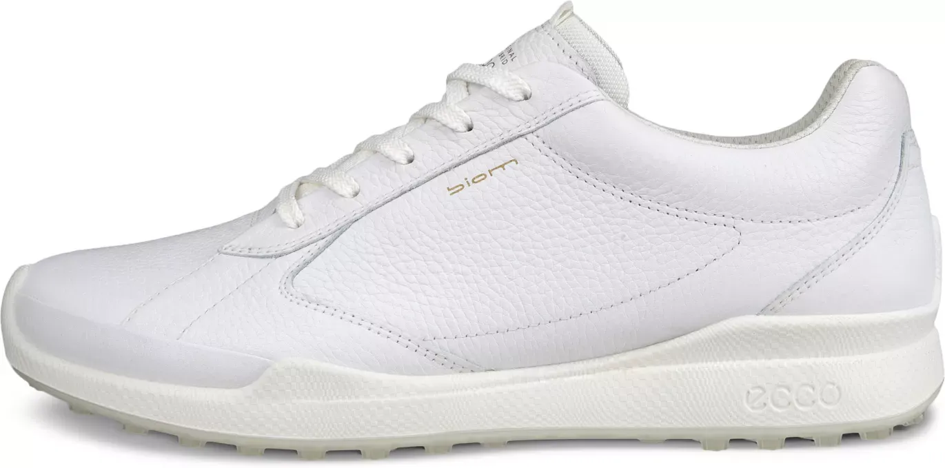 ECCO Golf Biom Hybrid - Men's Leather Golf Shoe - White