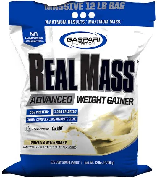 Gaspari Nutrition Real Mass Advanced Weight Gainer