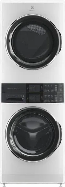 Electrolux Laundry Tower Single Unit Front Load 4.5 Cu. Ft. Washer & 8 Cu. Ft. Gas Dryer ELTG7600AW