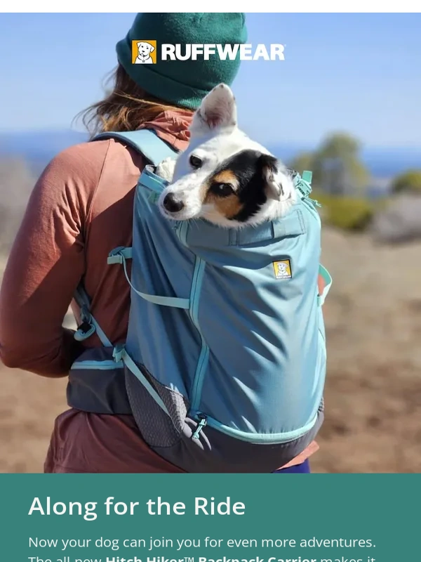 Ruffwear - "I LOVE this dog carrier"
