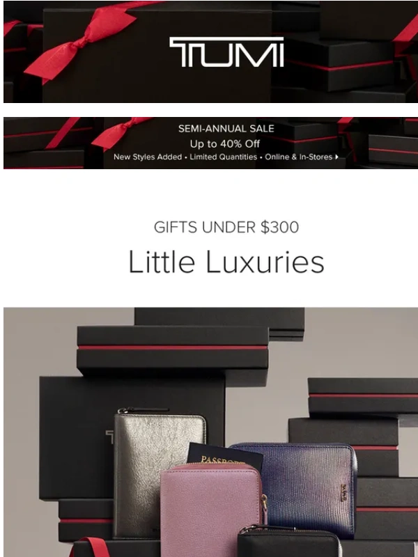 Tumi - Premium Gifts Under $300