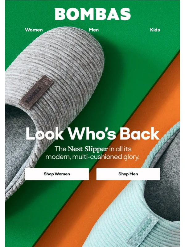 Bombas - Nest Slippers Are Finally Back in Stock