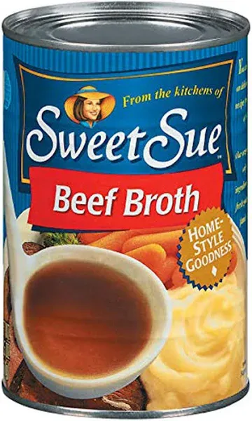 Sweet Sue Beef Broth 14.5 oz Can