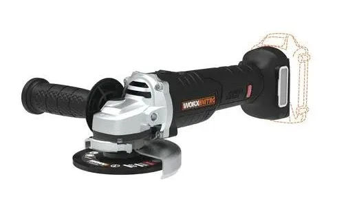 WORX Nitro 20V Power Share Cordless Angle Grinder