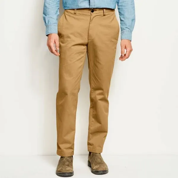 Orvis Men's Ultimate Khakis Plain Front Twill Pants