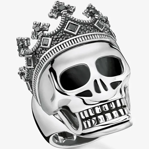Thomas Sabo Sterling Silver Skull Crown