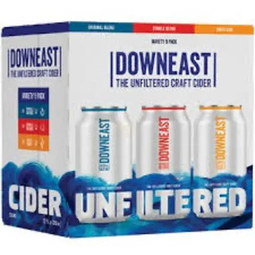 DOWNEAST CIDER MIX 9PK CN 12OZ