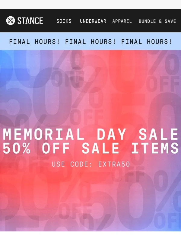 Stance - ? LAST CALL - EXTRA 50% OFF Sale Items