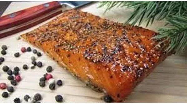 Alaskan Smoked Salmon Black Pepper Flavor 3oz - 8oz