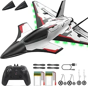 DEERC Future RC Plane 4 Channel with LED Lights