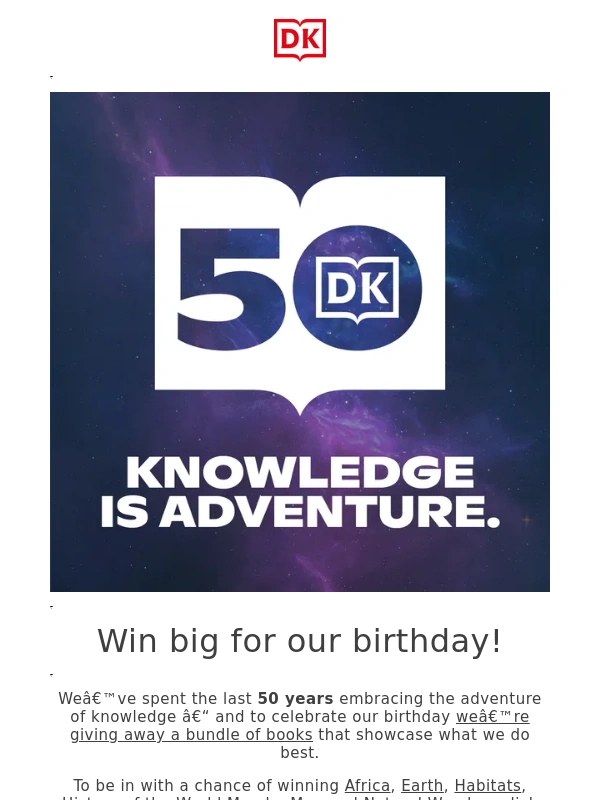 Riddle - Our big birthday giveaway ?