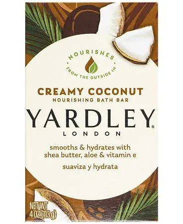 Yardley London Creamy Coconut Moisturizing Bath Bar