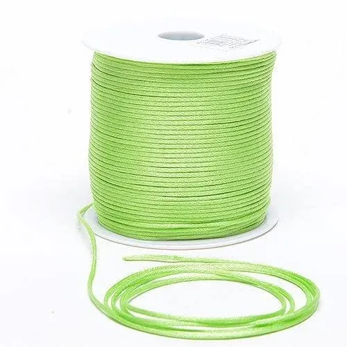 BBCrafts Mint Satin Rat Tail Cord