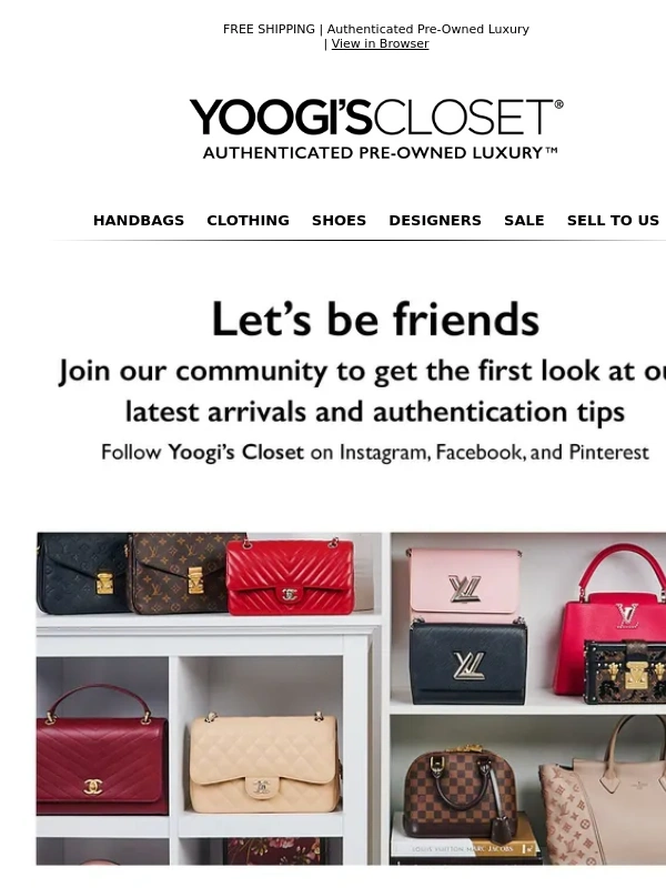 Yoogi's Closet - Show us your luxury style!
